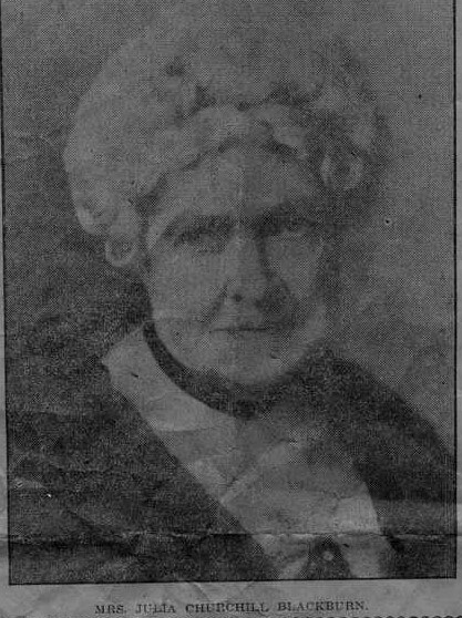Julia M. Churchill Blackburn